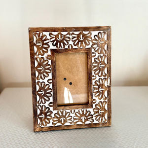 Modern Solid Wood <b>Photo</b> <b>Frame</b> Minimal Clean Tabletop Display for Office Desk Home Contemporary Elegant Decor Design - Product Image 1