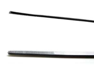 Precision Instruments Surgical Tweezers and Thumb Dressing Forceps with Serrated Tip for Stripping Dressings by <b>Blush</b> surgical - Product Image 4