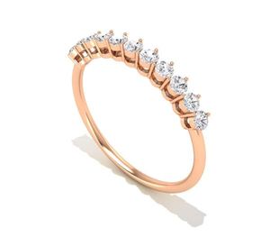 Imperial Jewels Women's 925 Silver Gold Plated Eternity Band Ring Diamond Bezel Setting Freshwater <b>Pearl</b> Luxury Classic <b>Jewelry</b> - Product Image 5