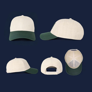 Casquette de baseball unisexe en coton, visière vert crème, réglable, respirante, décontractée, adaptée aux adultes, toutes saisons - Product Image 3
