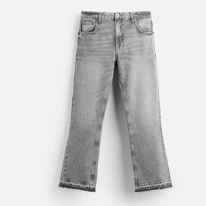 Jeans droits pour hommes GENERSA SPORTS, taille mi-haute, légers, respirants, à boutons, style hip-hop, lavage enzymatique, collection automne - Product Image 3