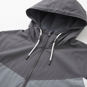 Windbreaker <b>Jacket</b> High Quality Men's Hooded Color Blocking Racer <b>Jacket</b> Windproof Spring Sporty Zipper Closure Regular Fit - Product Image 5