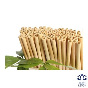 Pailles en bambou réutilisables de qualité supérieure, durables et écologiques, très vendues, fortement recommandées, lot de pailles pour boisson, export en gros - Product Image 1