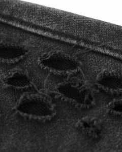 Sudadera con Capucha Oversize de Doble Capa de Algodón French Terry con Lavado Ácido, Estilo Retro Vintage 2026, Diseño Copo de Nieve, sin Estampado - Product Image 3