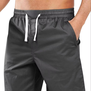 Mens Casual <b>Lightweight</b> <b>Shorts</b> Soft Cotton Fabric Elastic Waist Comfortable Summer Gym Running Lounge Beach <b>Shorts</b> for Men - Product Image 1