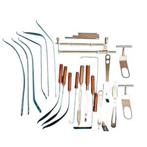 Ensemble de 21 instruments de rétraction de la hanche pour interventions chirurgicales orthopédiques lourdes, destiné aux procédures articulaires et traumatiques de la hanche. - Product Image 4