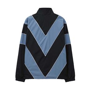 Chaqueta cortavientos ligera personalizada OEM para hombre, transpirable, impermeable, para exteriores, con cuello levantado, decoración bordada fina - Product Image 2