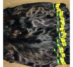 ผมต่อแบบเส้นผมมนุษย์แท้ ไม่ผ่านการแปรรูป จัดเรียงเกล็ดผม  แบบ Double Drawn หนา เรียบลื่น นุ่มสลวย - Product Image 1