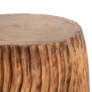 Mesa de Centro Moderna de Madera de Teca Sólida con Diseño Tallado a Mano, Duradera y Ecológica para Salas de Estar en Villas y Resorts - Product Image 5