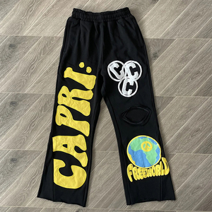 Pantalones Personalizados 100% Poliéster, Ligeros, de Pierna Ancha, Secado Rápido, Transpirables, Ropa Casual y Urbana Unisex para Hombre - Product Image 3