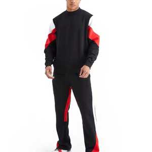 Ropa Deportiva para Hombre, Conjunto Deportivo para Gimnasio, Estilo Holgado, Ropa de Fitness, 100% Algodón, Felpa, 370GSM, Cómodo y Cálido - Product Image 1