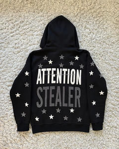 Fabricant de sweats à capuche personnalisés à fermeture éclair avec strass et impression bouffante sweats à capuche personnalisés pour hommes sweats à capuche surdimensionnés et lourds - Product Image 4