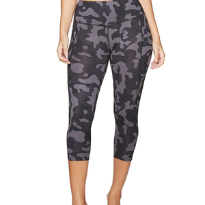 Leggings Capri para Mujer, Cintura Media, Secado Rápido, Ecológicos, con Estampado Personalizado, Tela de Forro Polar, Material Transpirable, OEM, al Mejor Precio - Product Image 6