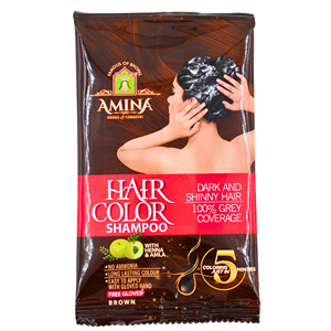 Mejor Champú Cosmético para el Cabello de Personas Mayores, Color Negro Marrón, Tinte Instantáneo en 5 Minutos, Sin Amoníaco, Fórmula Halal 2 en 1, Suministro a Granel - Product Image 3