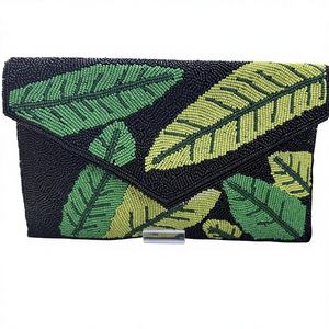 Indian Bohemian Style Handmade Beaded Designer Clutch Messenger Bags <b>Women</b> Elegant Boho Evening Shopping Party Shoulder Bags - Product Image 1