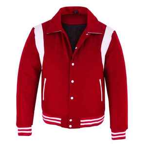 Pakistan Made Top Quality Fleece Versity <b>Jacket</b> for Men Wholesale Price Custom Made <b>Cheap</b> Fleece Versity <b>Jacket</b> - Product Image 2