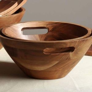 Tazón de Madera Ecológico y Sostenible de Primera Calidad para la Presentación de Alimentos y Servir Fruta, India RR ENTERPRISES - Product Image 4