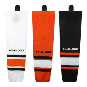 Chaussettes de hockey sur glace en coton de haute qualité, respirantes, extensibles, hauteur genou, écologiques, pour uniforme d'équipe professionnel, entraînement, vente en gros - Product Image 4
