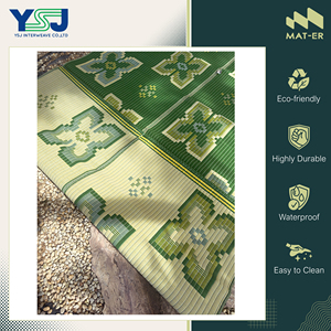 Manufacturer of Good Quality Waterproof and Double-Sided Outdoor Round Carpets 100% Polypropylene Plastic <b>Roll</b> <b>Mat</b> from Thailand - Product Image 6