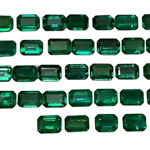 Esmeralda Natural calibrada, forma octagonal de esmeralda de 7x5mm, gran claridad y brillo - Product Image 1