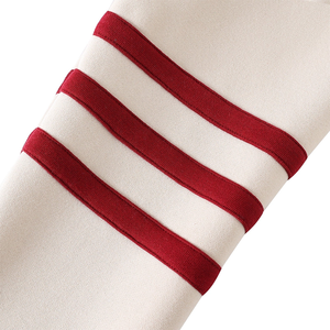 <b>Top</b> Trending Women's Fleece Cardigan Long Sleeve V-Neck Contrast Color Striped Sleeve Button Front Preppy Style Regular Fit - Product Image 4