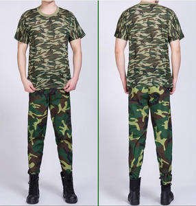 Round Neck <b>Camouflage</b> <b>T</b>-<b>shirt</b> Cotton <b>T</b> <b>Shirt</b> Quick Dry Tactical <b>T</b> <b>Shirts</b> Lightweight Running Fitness Short Sleeve Sportswear - Product Image 3