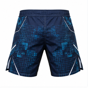 Custom Arctic Split MMA Fight <b>Grappling</b> <b>Shorts</b> Polyester/Cotton Quick Dry Breathable Stretch Regular Fit Manufacturer OEM ODM - Product Image 3