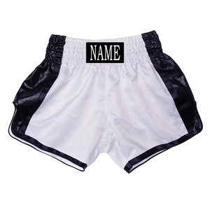Shorts de Muay Thai Personalizados al por Mayor, Shorts de Boxeo Tailandés con Logotipo OEM, Tela Transpirable de Alta Calidad, Shorts Profesionales para Entrenamiento y Fitness - Product Image 2