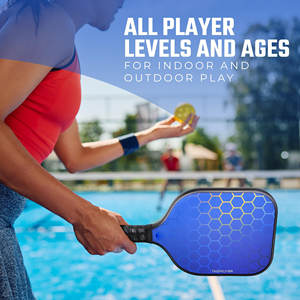 Raquette de beach tennis unisexe entièrement en carbone, noyau en EVA souple avec sac de transport en nylon - Product Image 2