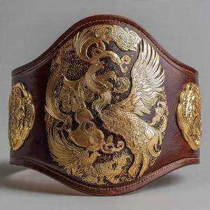 Ceinture de championnat de boxe et de lutte, ceinture de champion du monde poids lourd OEM - Product Image 6