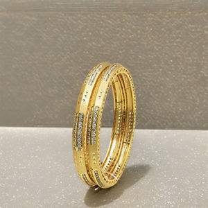 Pulseras de Oro Micronizado de 14K, 18K y 24K al por Mayor con Incrustaciones de Circonita, Pulseras de Moda con Circonita, Joyería Tradicional con Circonita - Product Image 4