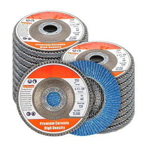 Heavy Duty Zirconia <b>Abrasive</b> Flap Disc Grinding Wheel for Stainless Steel Deburring and Surface Smoothing <b>Tool</b> - Product Image 1