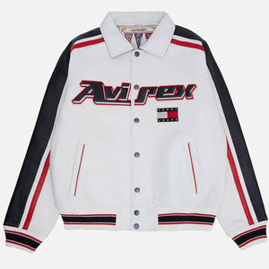 Chaqueta Avirex Clásica de Cuero Vacuno Genuino Recubierto, de Alta Calidad, Venta Caliente, Personalizable al por Mayor, para Unisex - Product Image 1