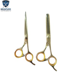 Ciseaux de coiffure de qualité supérieure en acier inoxydable, ciseaux professionnels pour la coupe de cheveux en salon, instruments de beauté - Product Image 2