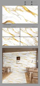 Dalles de porcelaine effet marbre blanc 600x1200mm pour design d'intérieur moderne - Product Image 5
