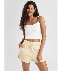 Pantalones Cortos Casuales para Hombre, Corte Clásico, 100% Algodón, Cintura Elástica, Antiarrugas, Multibolsillos, Logotipo Personalizado Bordado - Product Image 2