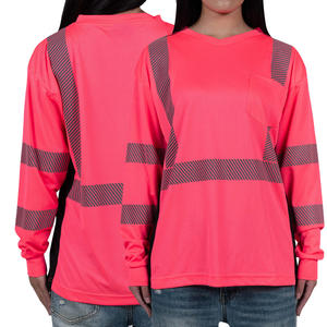 เสื้อกั๊กสะท้อนแสงแบบมองเห็นได้ชัดเจน ผ้าตาข่ายโพลีเอสเตอร์เรืองแสง แห้งเร็ว สำหรับงานตรวจจับเข็ม - Product Image 4