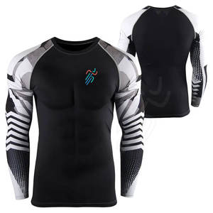 Servicio OEM, Camiseta Deportiva Transpirable de Secado Rápido y Ecológica para Hombre, Diseño Personalizado, Ropa Deportiva de Manga Larga de Alta Calidad - Product Image 3