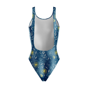 Maillot de bain une pièce pour femme haute performance, dos en U, respirant, fabrication OEM ODM de qualité supérieure - Product Image 2