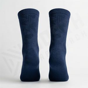 Calcetines de Algodón para Hombre, Sólidos, Transpirables, Deportivos, Casuales, para Correr, Gimnasio, Suaves, Cómodos, para Uso Diario, Largo hasta la Pantorrilla, Color Personalizado - Product Image 2