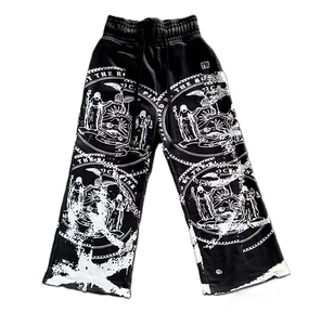 Sweatpants vintage streetwear premium pour hommes, femmes, enfants, unisexe, 100% coton molletonné, imprimé à l'écran, printemps, été, hiver - Product Image 4