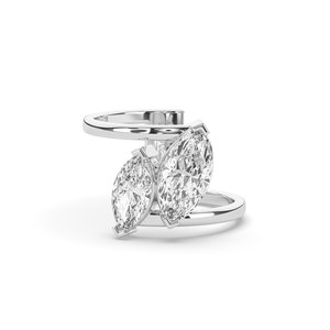 Bague légère de style unique avec diamant cultivé en laboratoire de 2,50 carats - Product Image 1