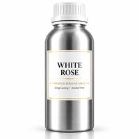 UDiMiSK Huile de Parfum Concentrée Rose Blanche de Haute Qualité 500ml Parfum Français Sans Alcool Tendance Fragrance Corporelle