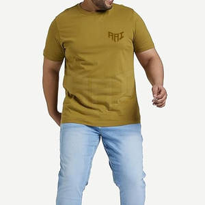 Camiseta de Hombre para Uso Diario, Manga Corta, Corte Cómodo, Color Sólido, Estilo Moderno - Product Image 5