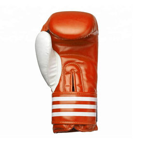 High Quality Professional Boxing Gloves Genuine Leather <b>Hook</b> Loop Closure Breathable Customizable Outdoor Training Sports Gloves - Product Image 3