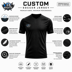 เสื้อฟุตบอลเอลีท ผ้าโพลีเอสเตอร์ เนื้อผ้านุ่ม ยืดหยุ่นได้ กระชับรูปร่าง เหมาะสำหรับการแข่งขัน  ผู้จัดจำหน่ายชุดกีฬา - Product Image 2