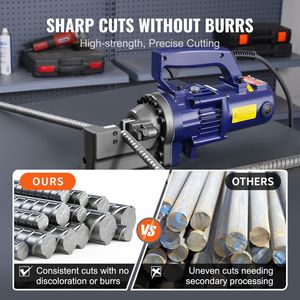 Lame di Ricambio per Tagliabarre Elettrico, 6 Pezzi, Diametro di Taglio 20/22mm, HRC58-60, Lame Idrauliche Industriali da 12 Pollici - Product Image 4