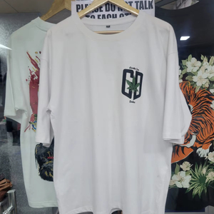 Camiseta de Marca de Moda, 100% Algodón, Unisex, Estampada, de Manga Corta, Transpirable, Impermeable, Antibacteriana, Antiarrugas, Informal - Product Image 1