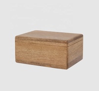 Boîte de rangement moderne en bois écologique faite à la main, très vendue en 2026, en bois naturel de manguier et d'acacia, boîte à souvenirs multi-usages
