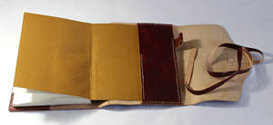 Diario de escritura personalizado, cuaderno color cereza, cuaderno forrado en cuero, cuaderno de tapa dura, planificador para uso diario - Product Image 4